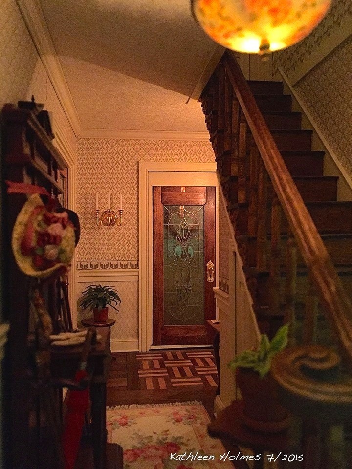 Dollhouse  Mid Century Beauty - The Foyer